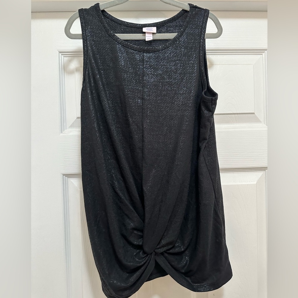 🩷 More Than Magic Girls Black Tank- Size XL